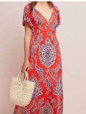 Akemi + Kin (Anthropologie) Correia Maxi Dress in Size Small